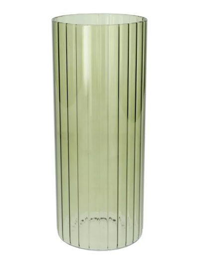 Florero Cilindrico Verde